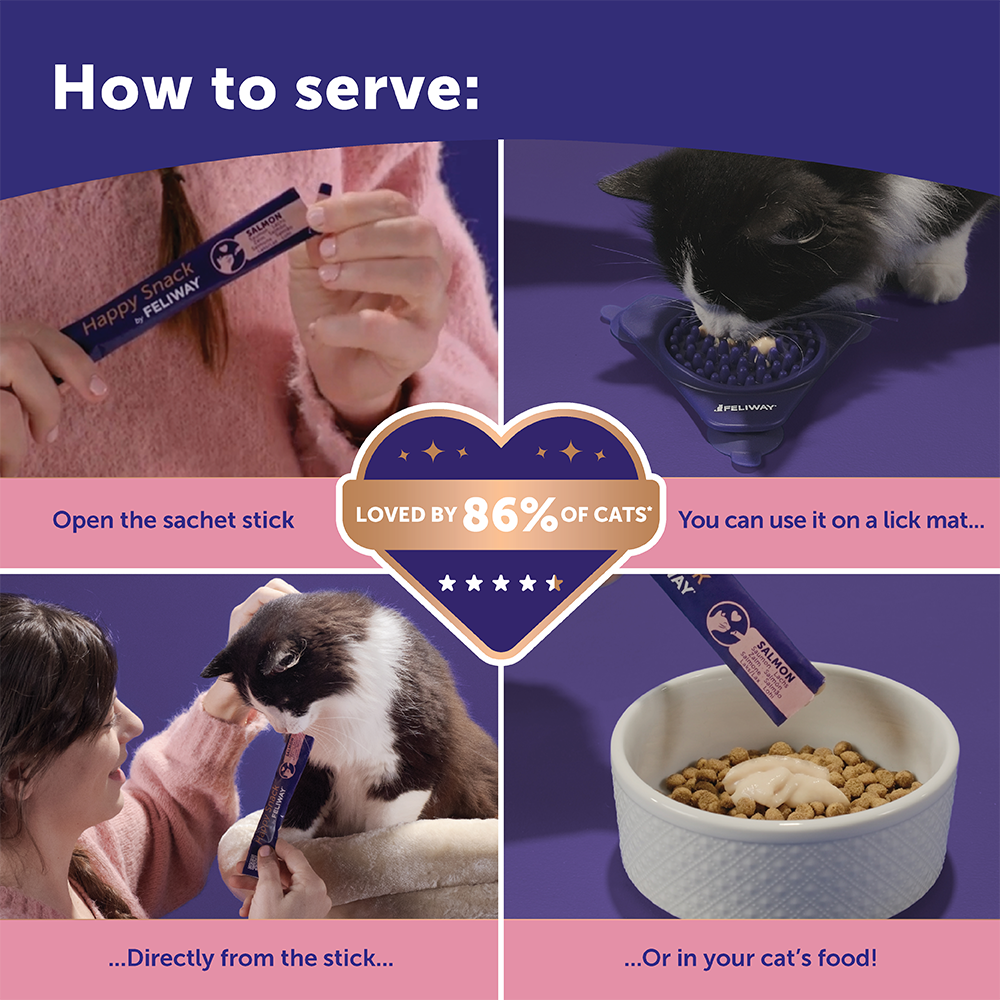 Feliway Happy Snack Calming Treat for Cats 6 x 15g