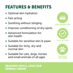 Natural Animal Solutions Dermal Cream 60g