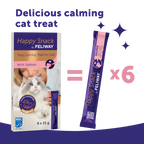 Feliway Happy Snack Calming Treat for Cats 6 x 15g