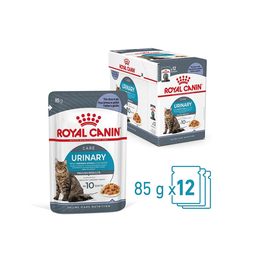 Royal Canin Urinary Care in Jelly Cat Wet Food 12 x 85g