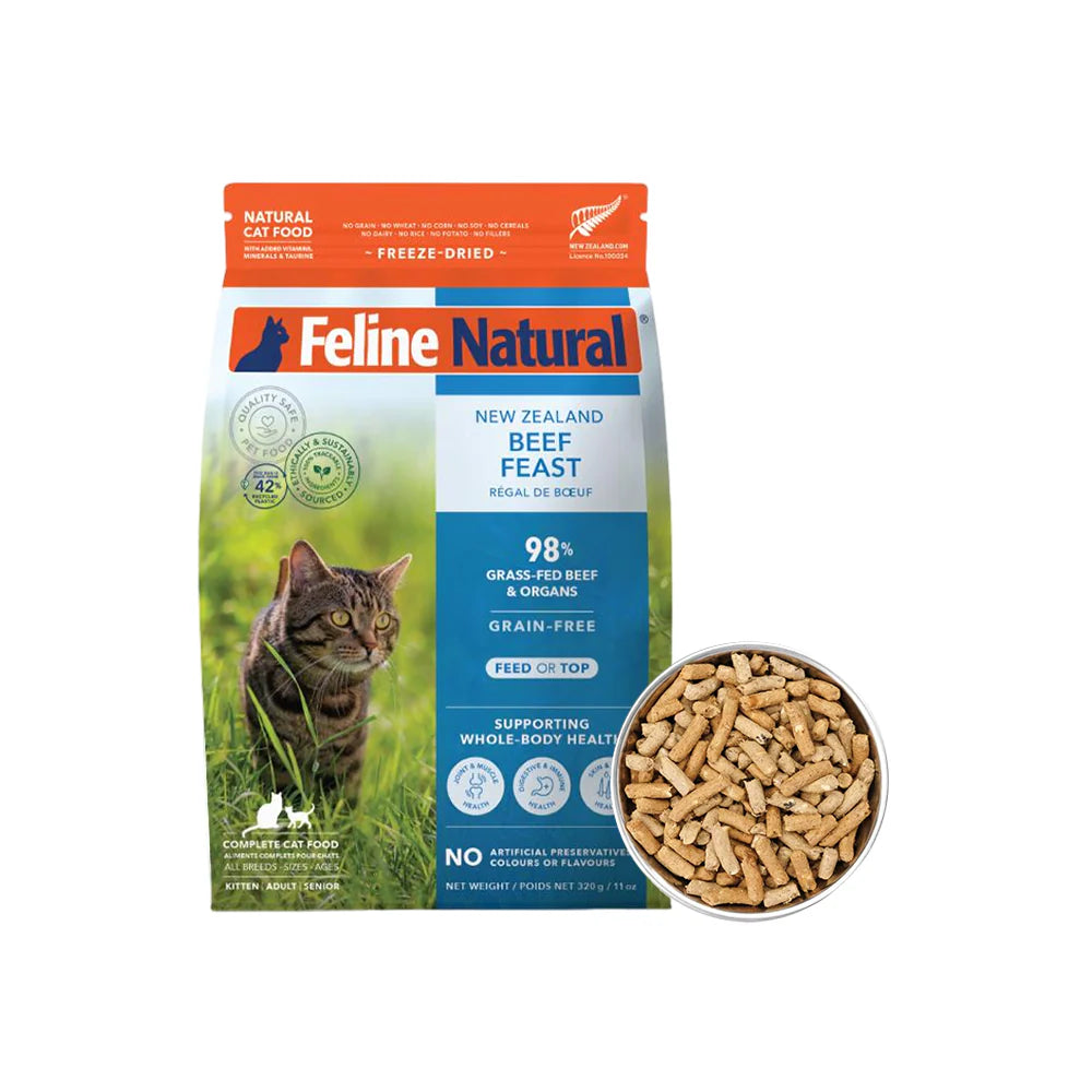 Feline Natural Beef Feast Freeze-Dried Cat Food