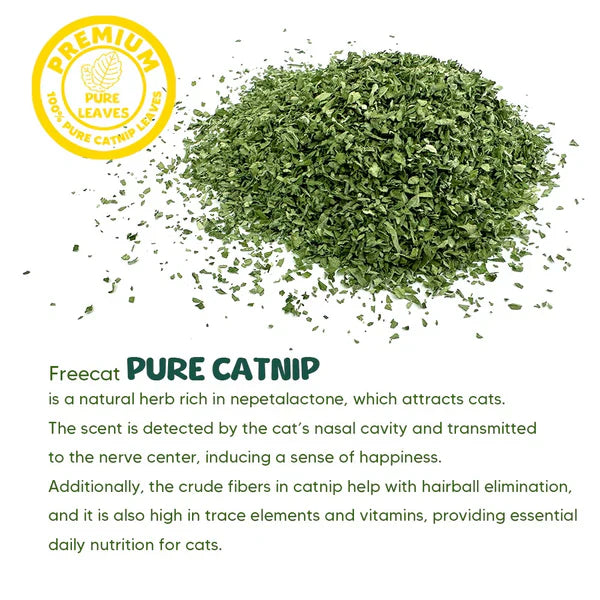 Premium Pure Catnip Cat Treats - 15g