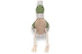 Fuzzl Eco Leather Dudley Duck Interactive Natural Tough Chew Dog Toy