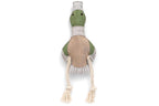 Fuzzl Eco Leather Dudley Duck Interactive Natural Tough Chew Dog Toy