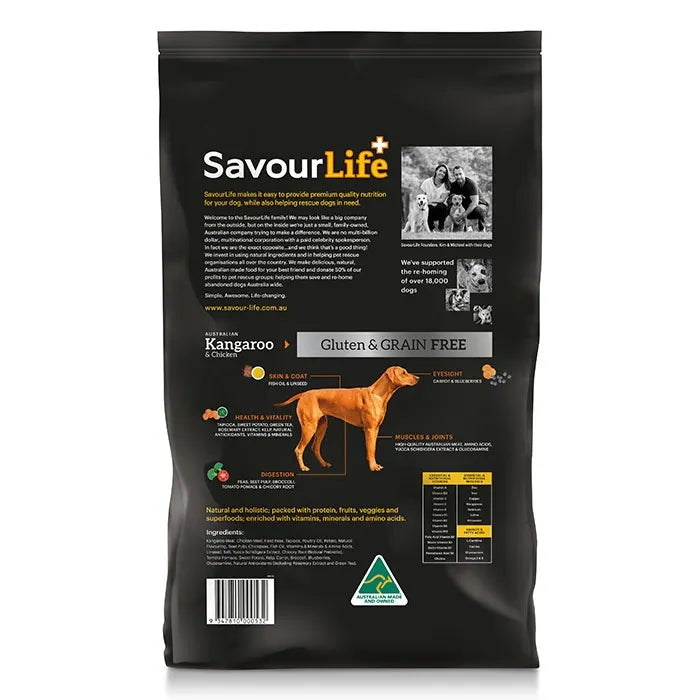 SavourLife Grain Free Adult Kangaroo and Chicken 2.5kg