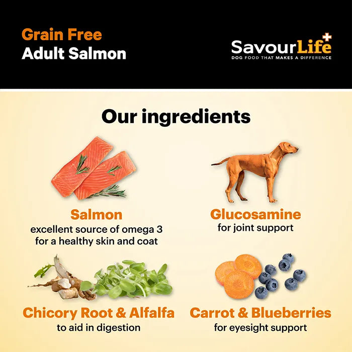 SavourLife Grain Free Adult Salmon 2.5kg