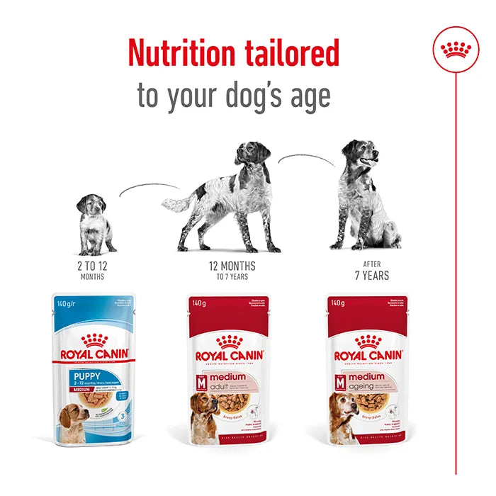 Royal Canin Medium Breed Adult Pouch 140gx10