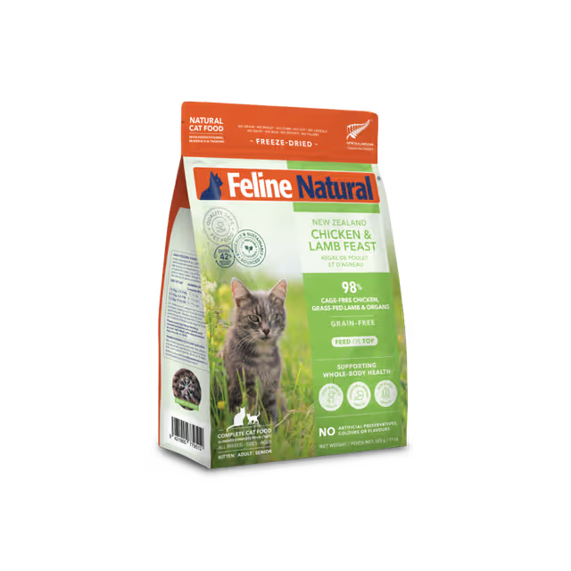 Feline Natural Chicken & Lamb Feast Freeze-Dried Cat Food