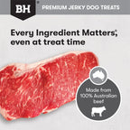 BLACK HAWK DOG TREATS BEEF JERKY STICKS 100G