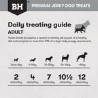 BLACK HAWK DOG TREATS BEEF JERKY STICKS 100G