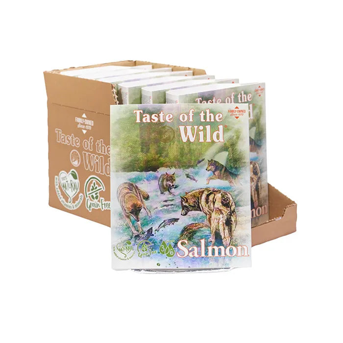 Taste of the Wild Salmon and Herring with Fruit and Vegetables Tray Dog Wet Food 390g