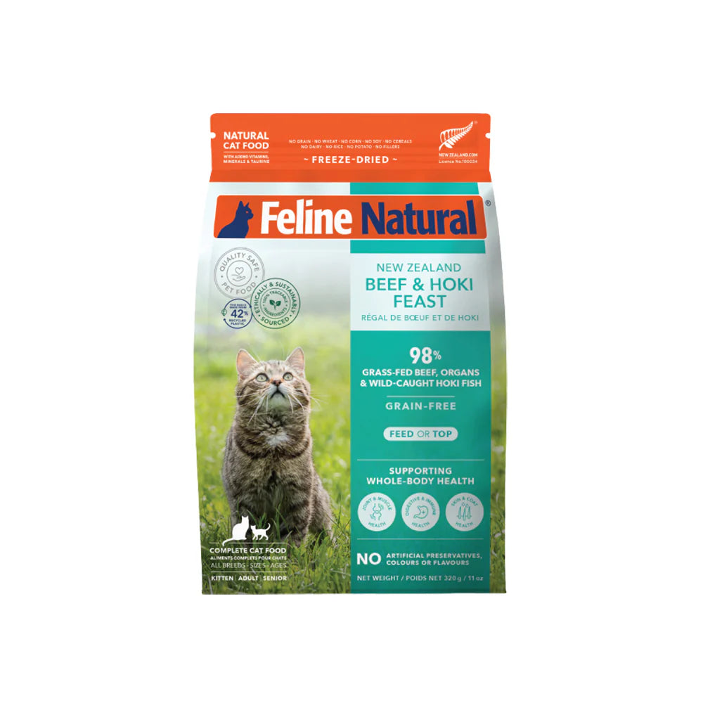 Feline Natural Beef & Hoki Feast Freeze-Dried Cat Food