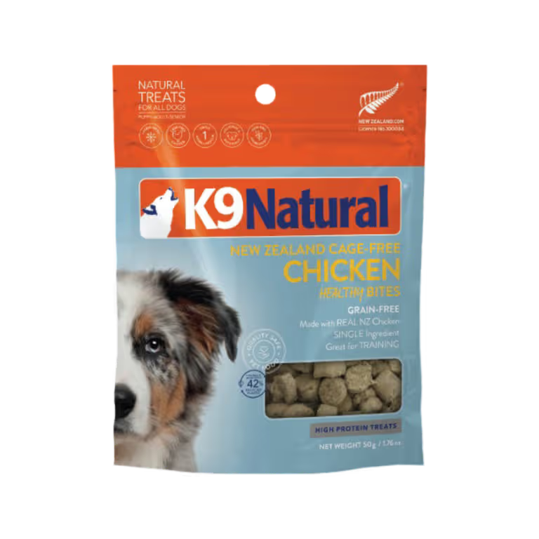 K9 Natural Chicken Healthy Bites Dog Treats 50g