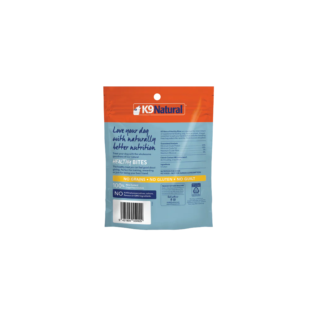 K9 Natural Chicken Healthy Bites Dog Treats 50g