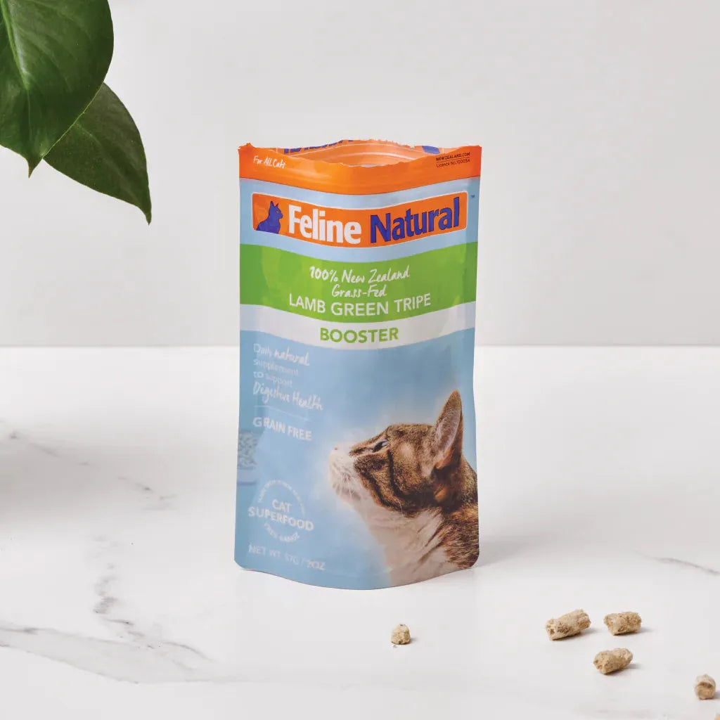 Feline Natural Lamb Green Tripe Freeze-Dried Booster Cat Treat