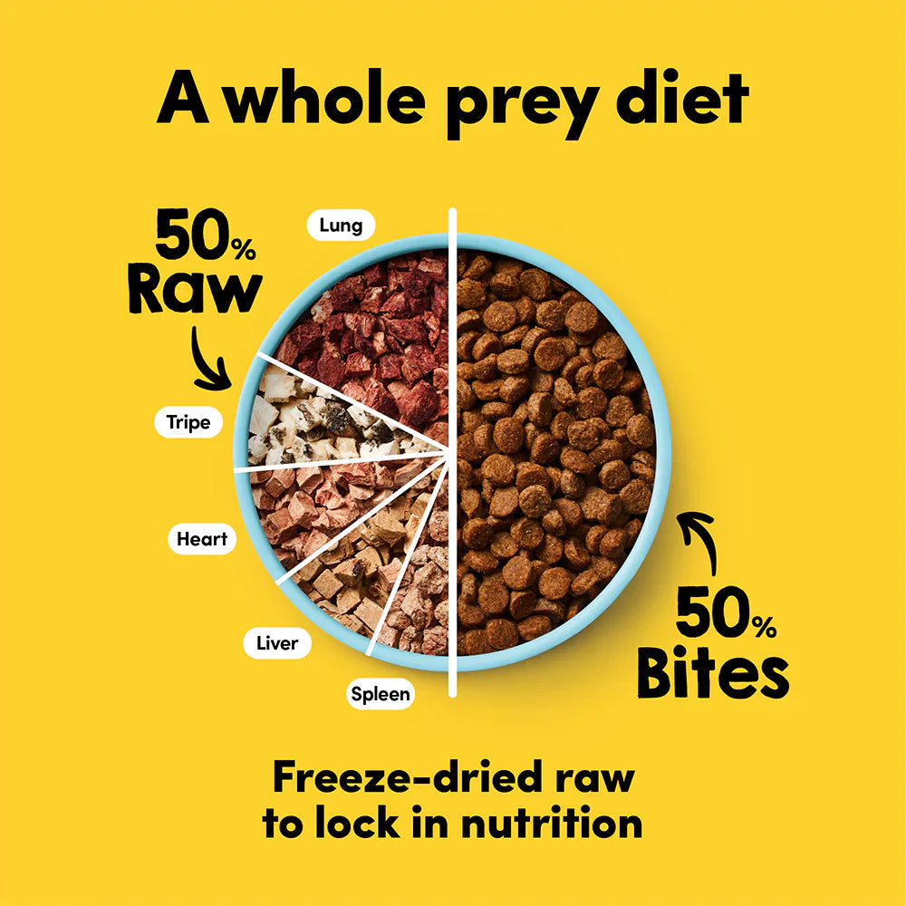 Animals Like Us Raw Mix 50 Grass Fed Beef Freeze Dried Dog Food