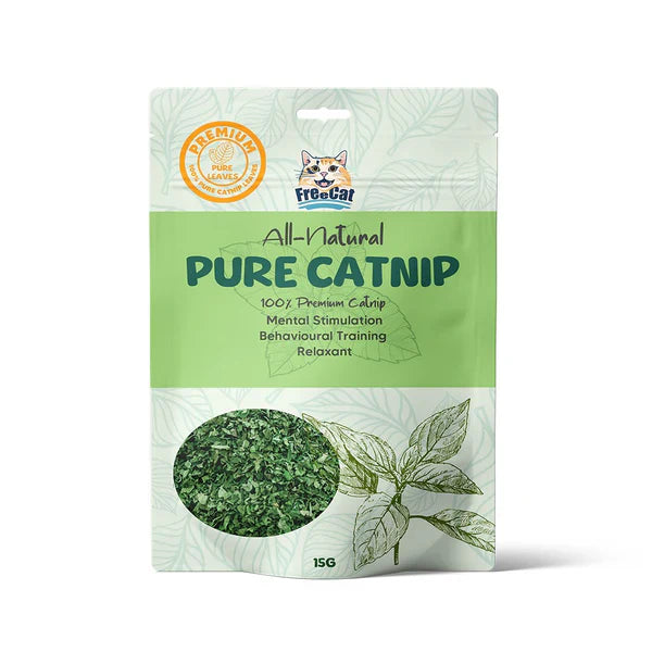Premium Pure Catnip Cat Treats - 15g