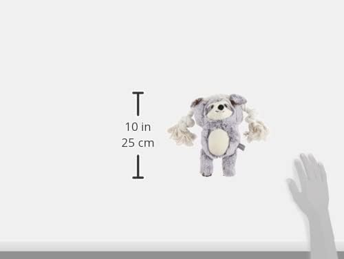 Fringe Studio Dog Toy, Girlie Sloth On A Rope Plsh Pet Toy