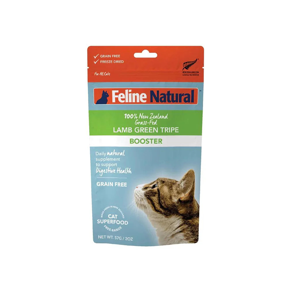 Feline Natural Lamb Green Tripe Freeze-Dried Booster Cat Treat