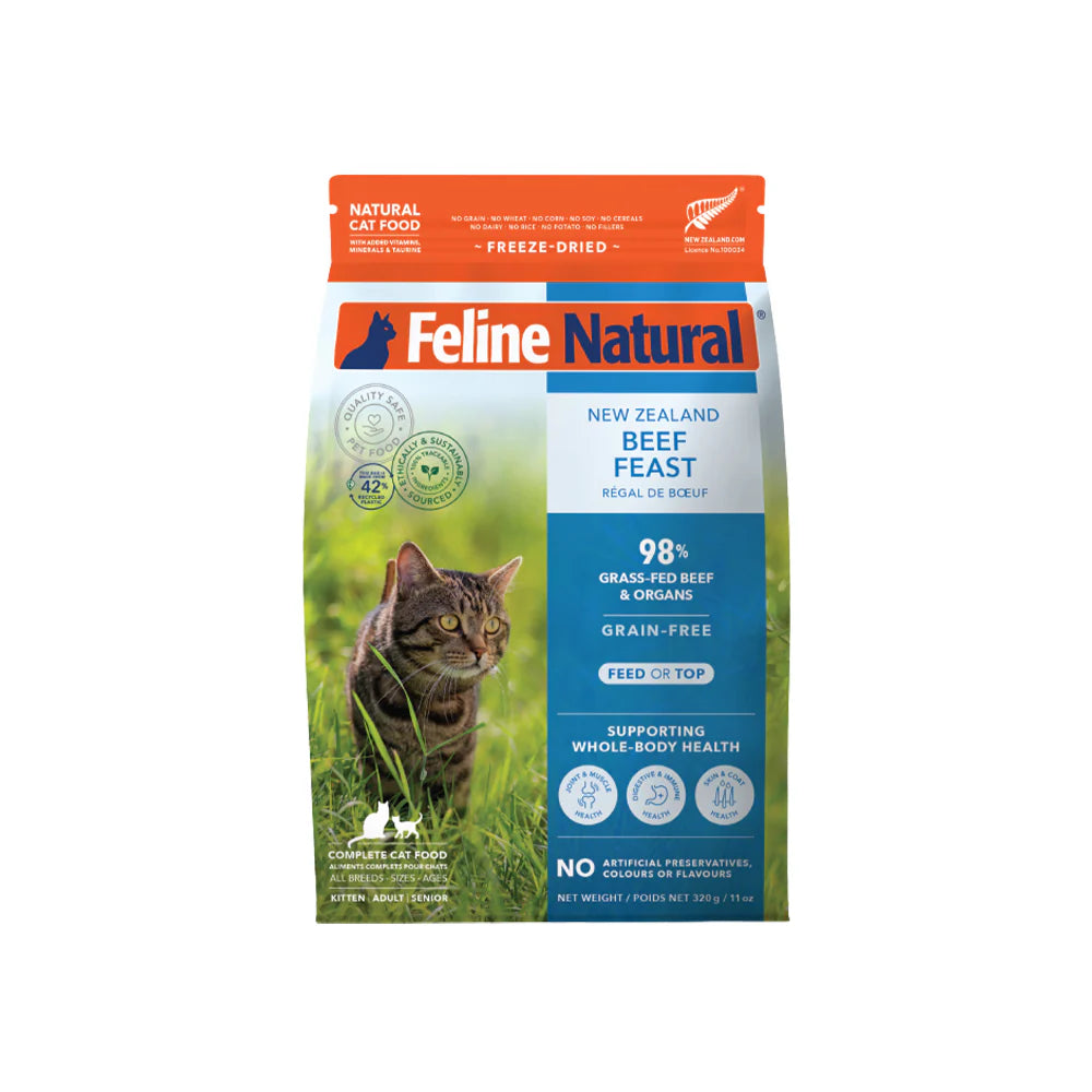 Feline Natural Beef Feast Freeze-Dried Cat Food