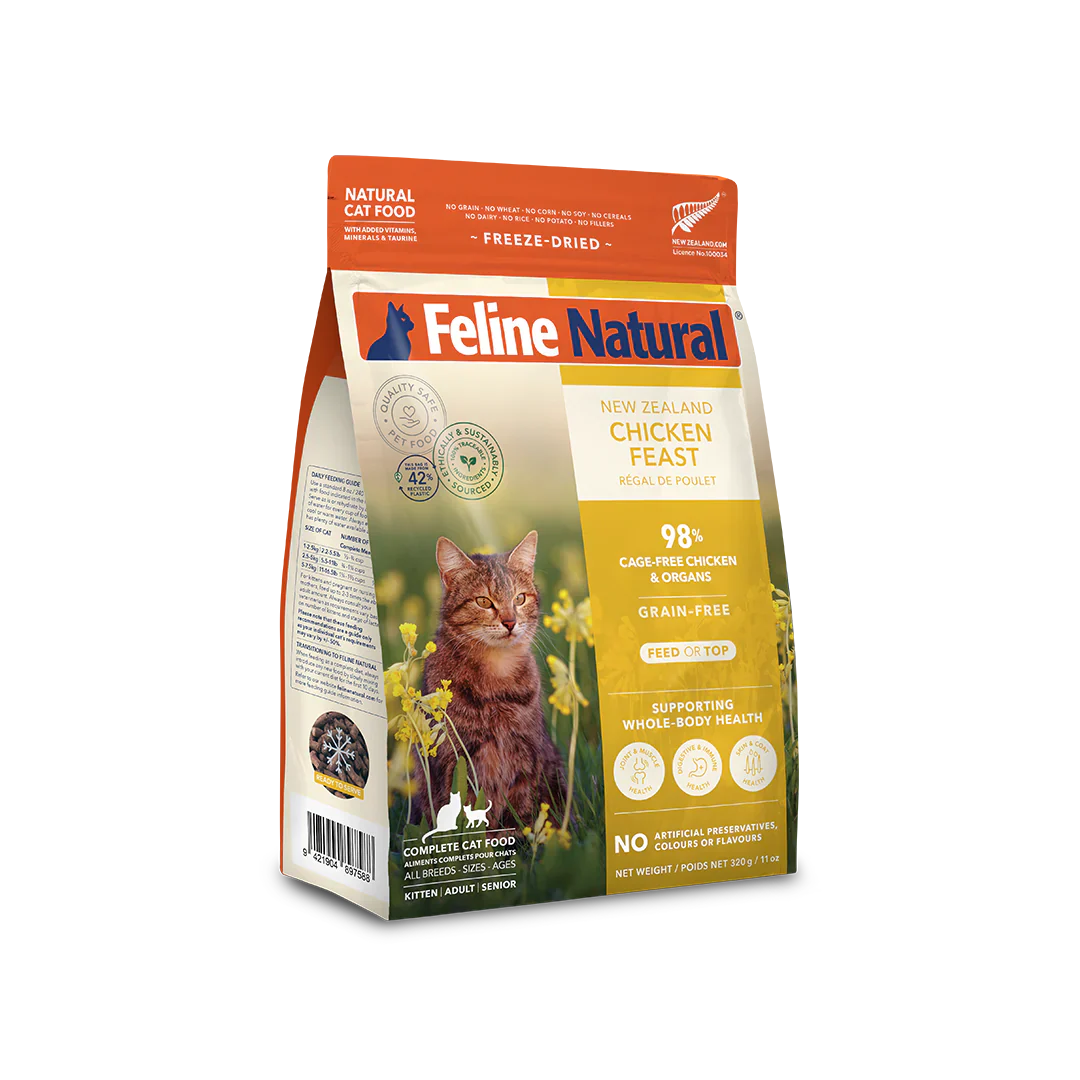 Feline Natural Grain-Free FD NZ Chicken Feast 320G