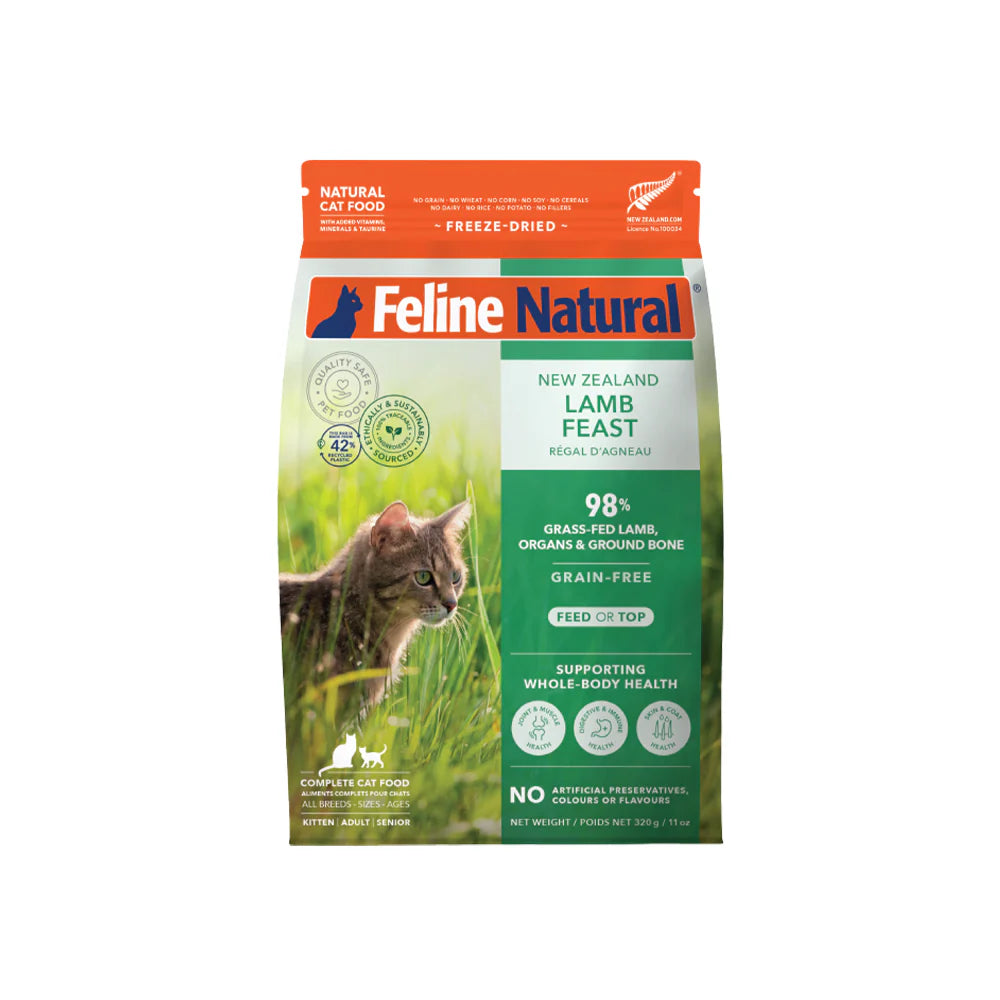 Feline Natural Lamb Feast Freeze-Dried Cat Food