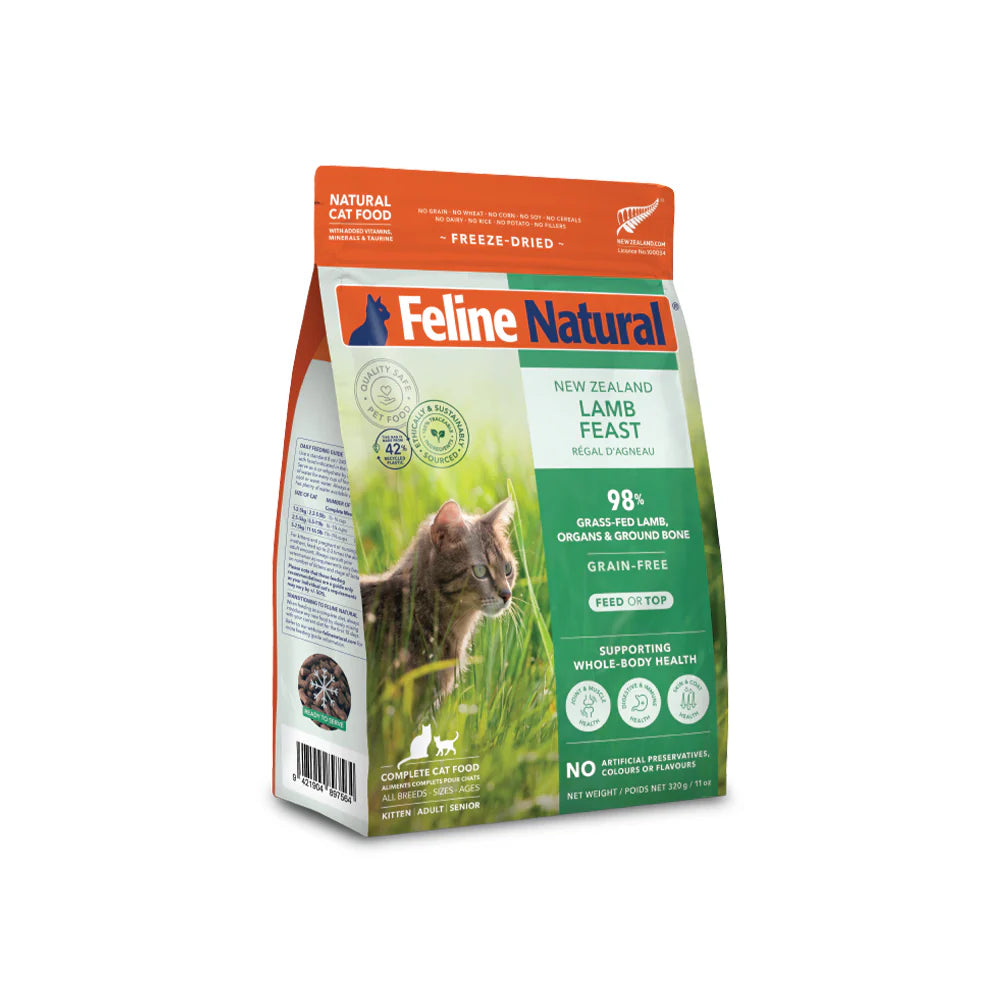 Feline Natural Lamb Feast Freeze-Dried Cat Food