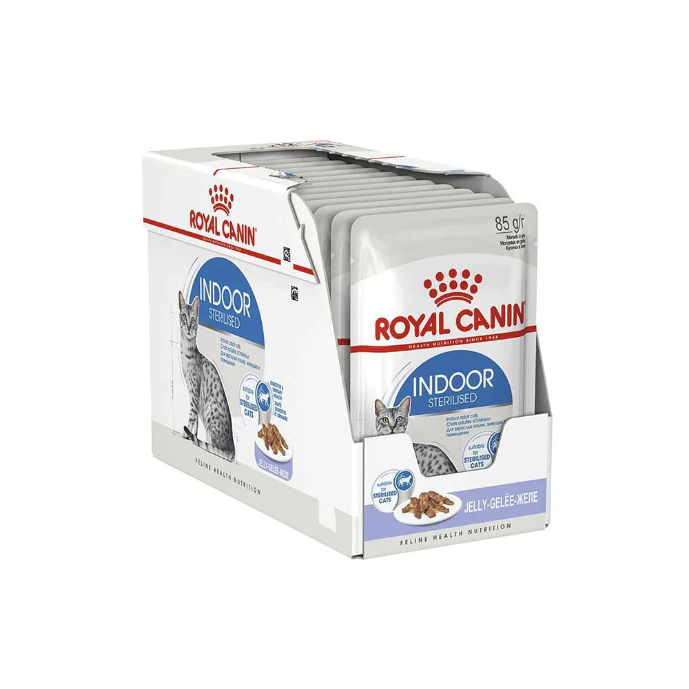 Royal Canin - Indoor Jelly Adult Cat Wet Food (85g x 12pk)