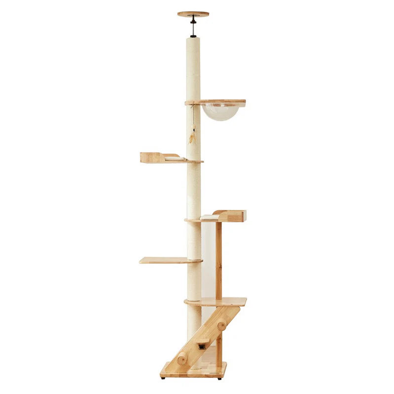 Petsbelle Babel II Solid Wood Cat Tree