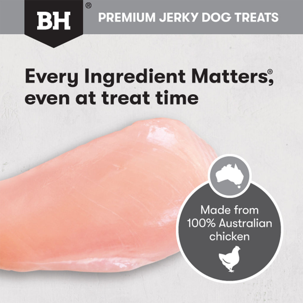 BLACK HAWK DOG TREATS CHICKEN JERKY STICKS 100G