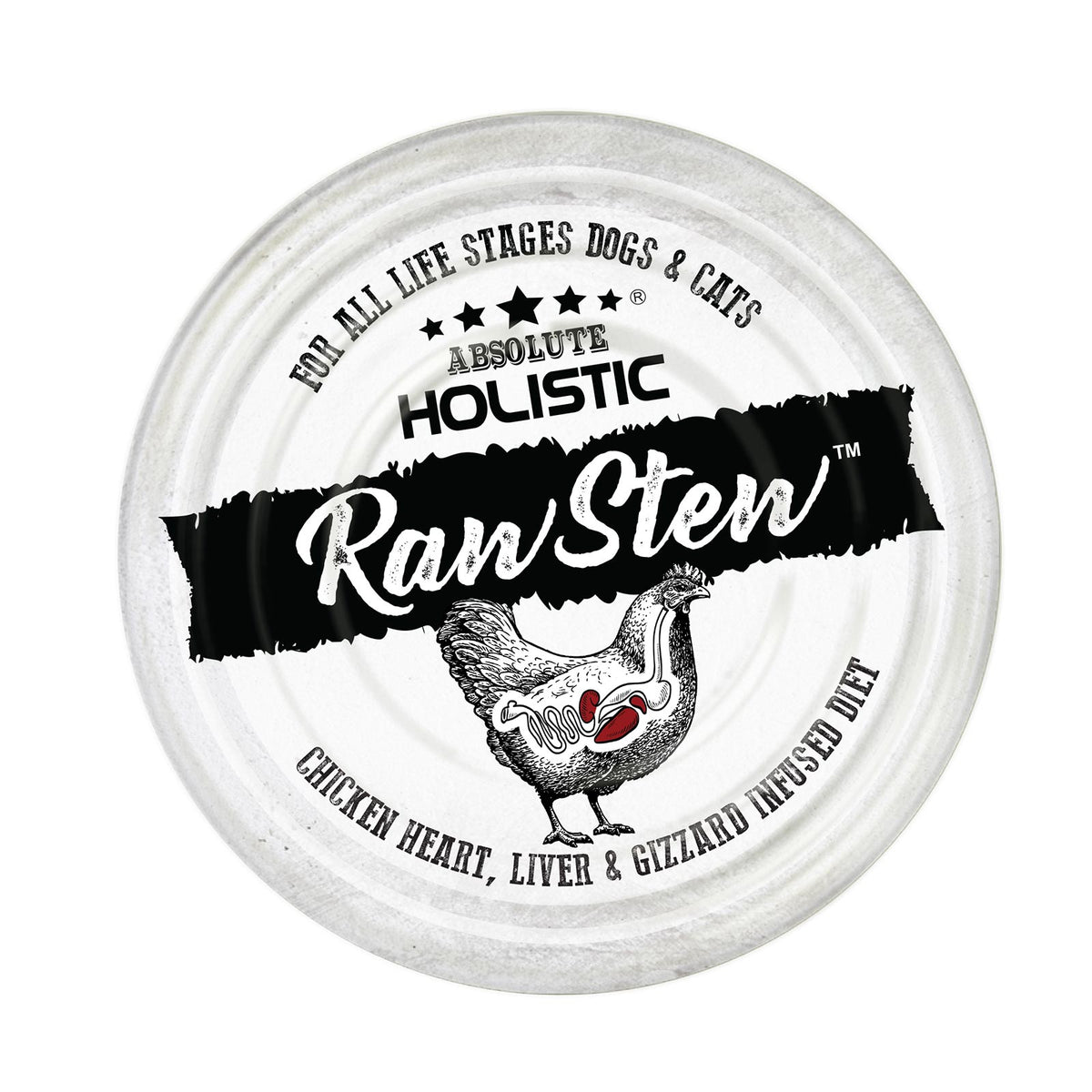 Absolute Holistic RawStew Wet Food for Cats & Dogs 80g (Chicken & King Salmon)