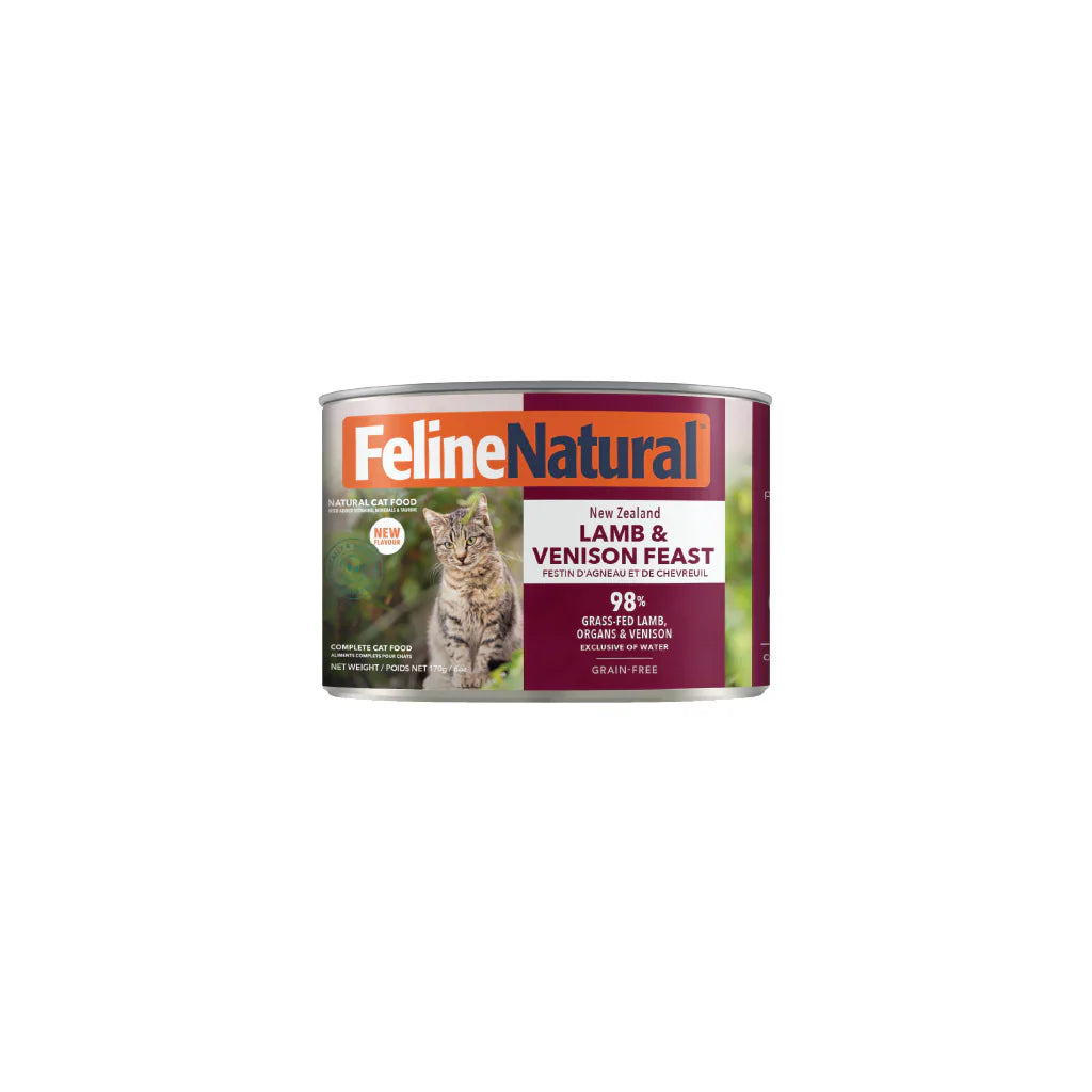 Feline Natural Premium Cat Wet Food Can 170g （Lamb & Venison Feast）