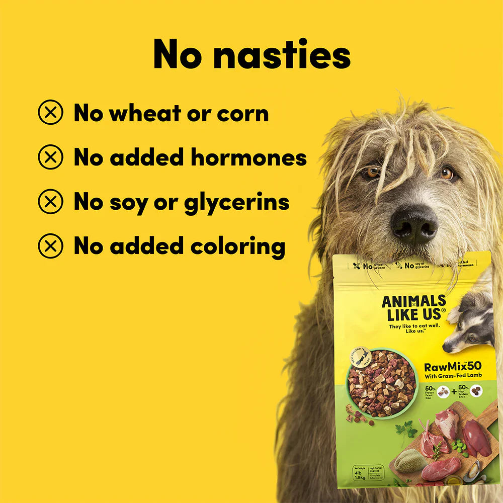 ANIMALS LIKE US DOG RAWMIX50 GRASS-FED LAMB
1.8KG