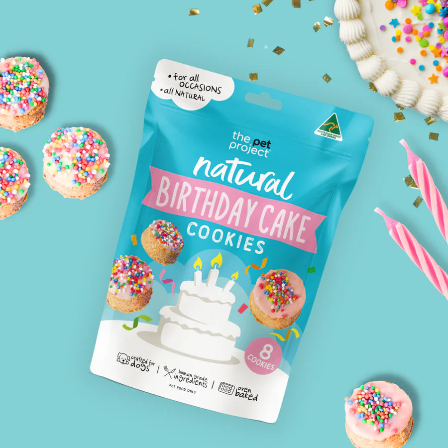 The Pet Project Birthday Cake Cookie Dog Treats