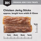 BLACK HAWK DOG TREATS CHICKEN JERKY STICKS 100G