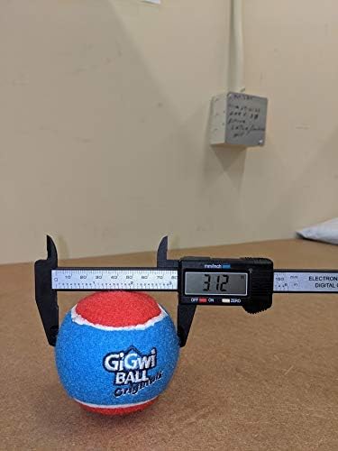Gigwi Ball Originals Dog Toy Tennis Ball Large 3 Pack