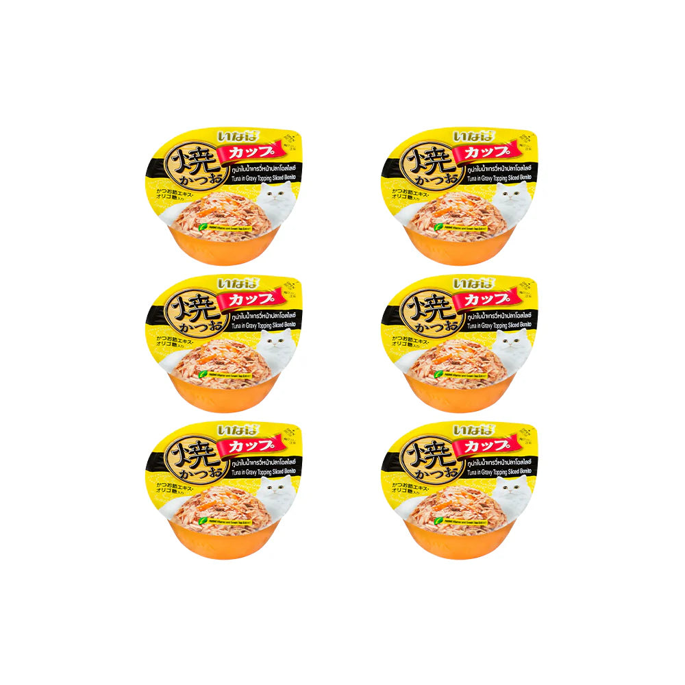 CIAO Gravy Cup Tuna in Gravy Topping Sliced Bonito 70g