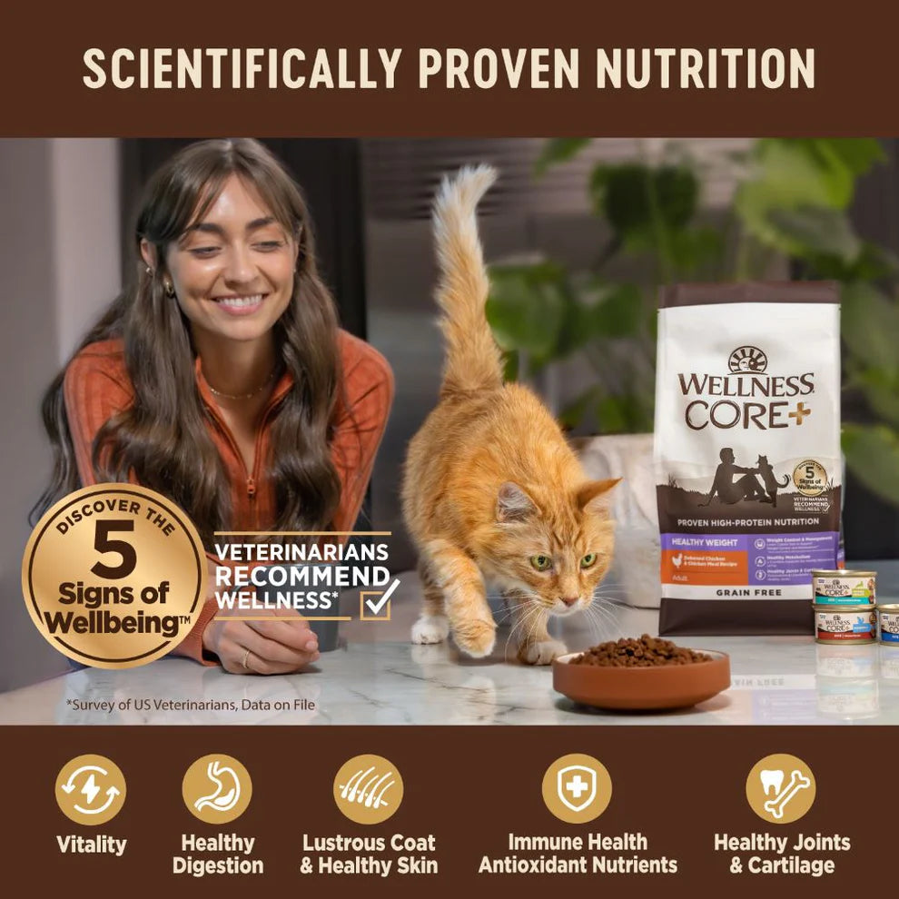 WELLNESS Core Grain Free Salmon & Herring Indoor Dry Cat Food 2.27kg
