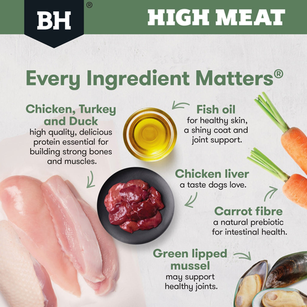 BLACK HAWK HIGH MEAT AUSTRALIAN POULTRY RECIPE 10KG