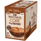 Wellness CORE Tiny Tasters Chicken & Turkey Pate Cat Wet Food 12x50g