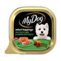 MY DOG WET LAMB TOPPED WITH VEG 100G 12PK