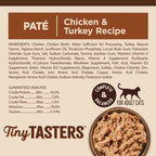 Wellness CORE Tiny Tasters Chicken & Turkey Pate Cat Wet Food 12x50g