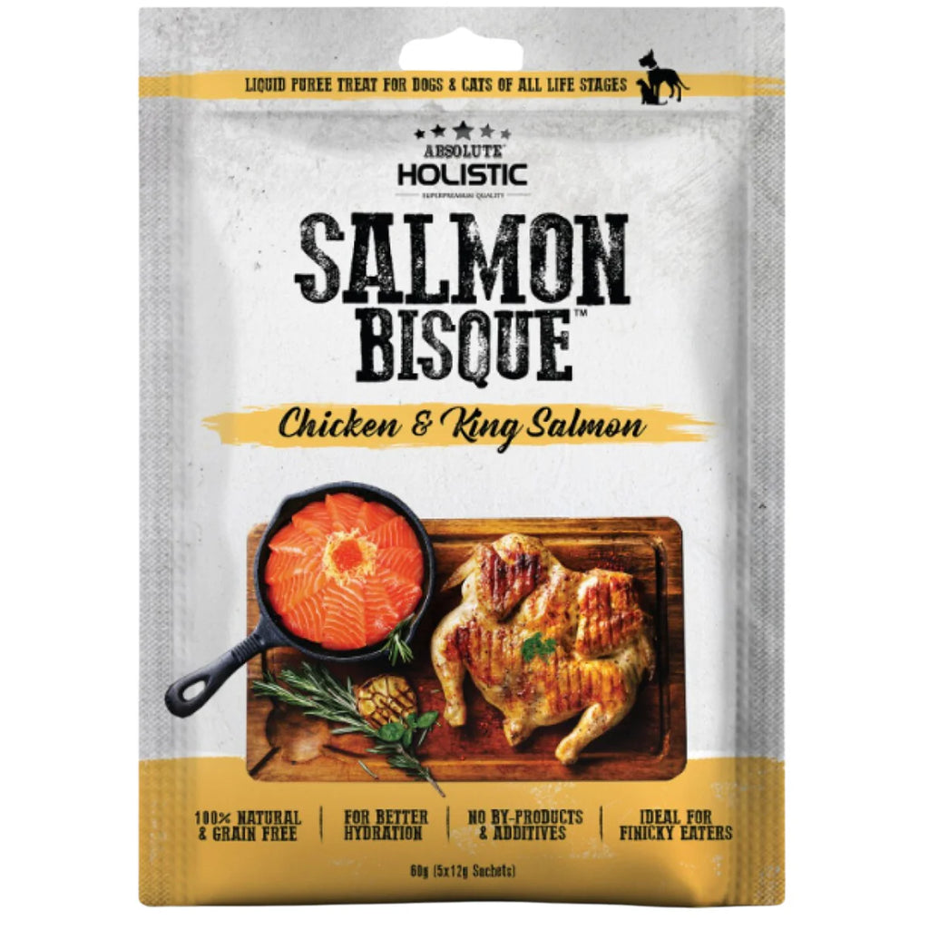 Absolute Holistic Cat Treat Bisque Chicken & King Salmon