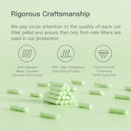Cature 6L/2.4kg Natural Tofu Clumping Cat Litter Pellets Green Tea Flushable