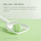 Cature 6L/2.4kg Natural Tofu Clumping Cat Litter Pellets Green Tea Flushable