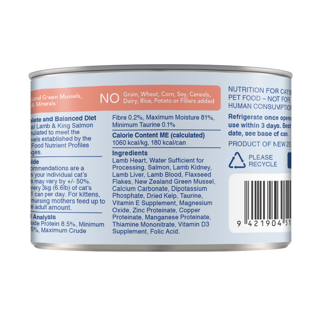 Feline Natural Premium Cat Wet Food Can 170g （Lamb & King Salmon Feast）