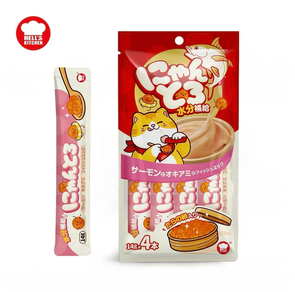 Hell’s Kitchen Cat Treats Tuna & Sea Bream Roe Cream Sticks Cat Treats