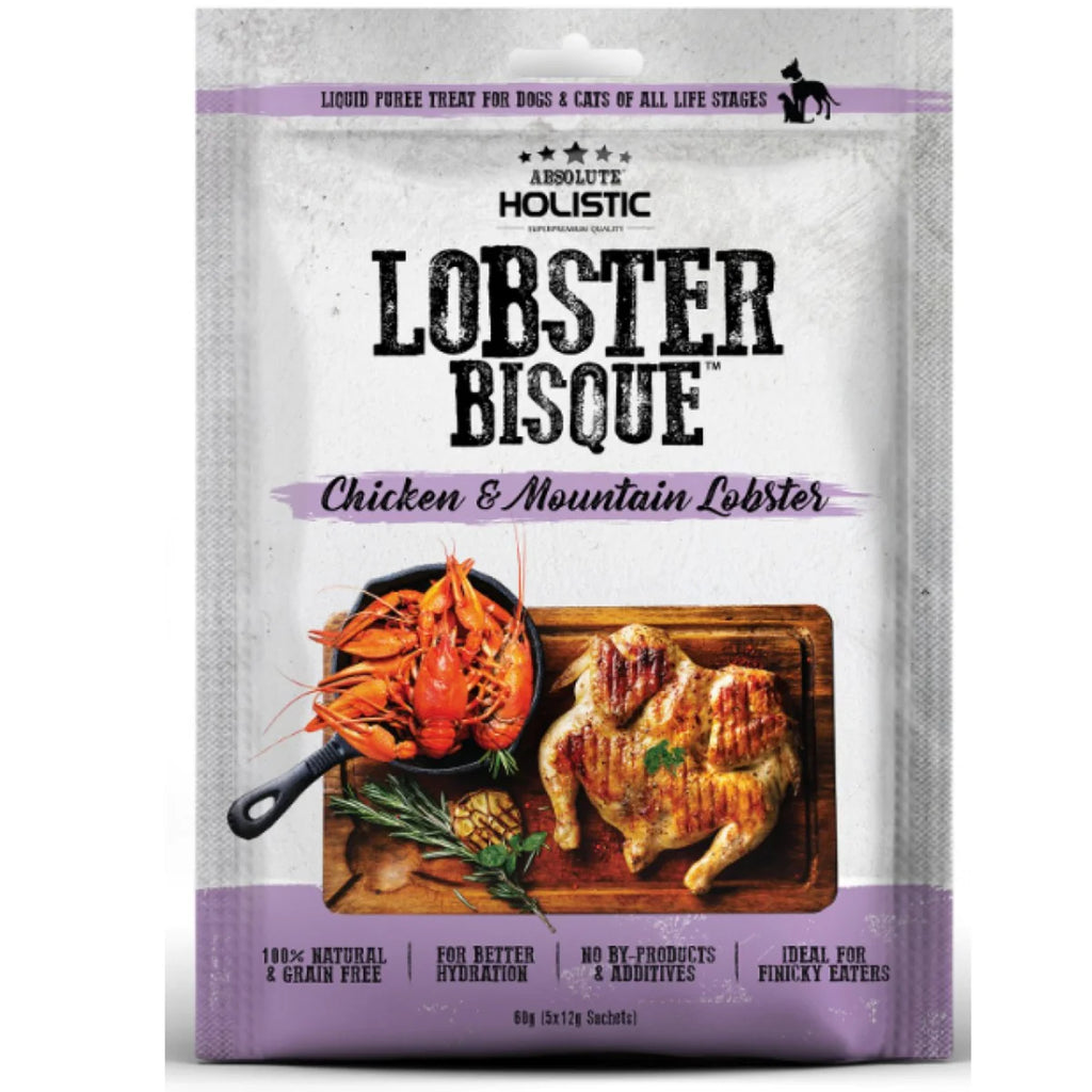 Absolute Holistic Cat Treat Bisque Chicken & Lobster 60g