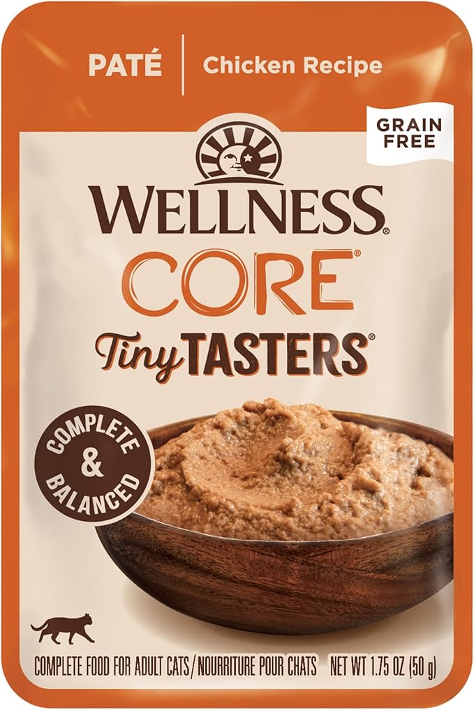 Wellness CORE Tiny Tasters Chicken Pate for Cats 50g x 12