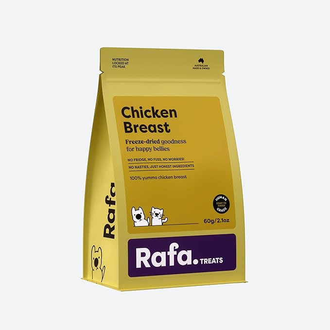 Rafa. Raw Freeze-Dried Treats | Human-Grade Chicken Breast 60g